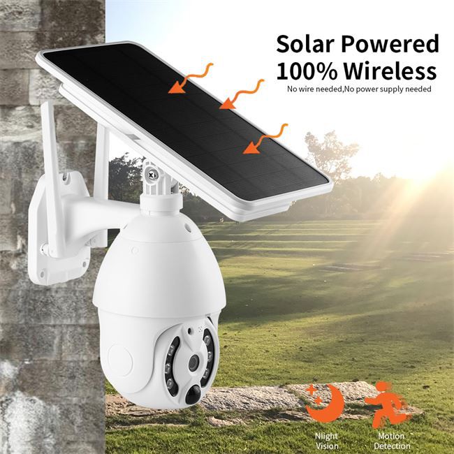 3,4g street 1080p CCTV solar camera